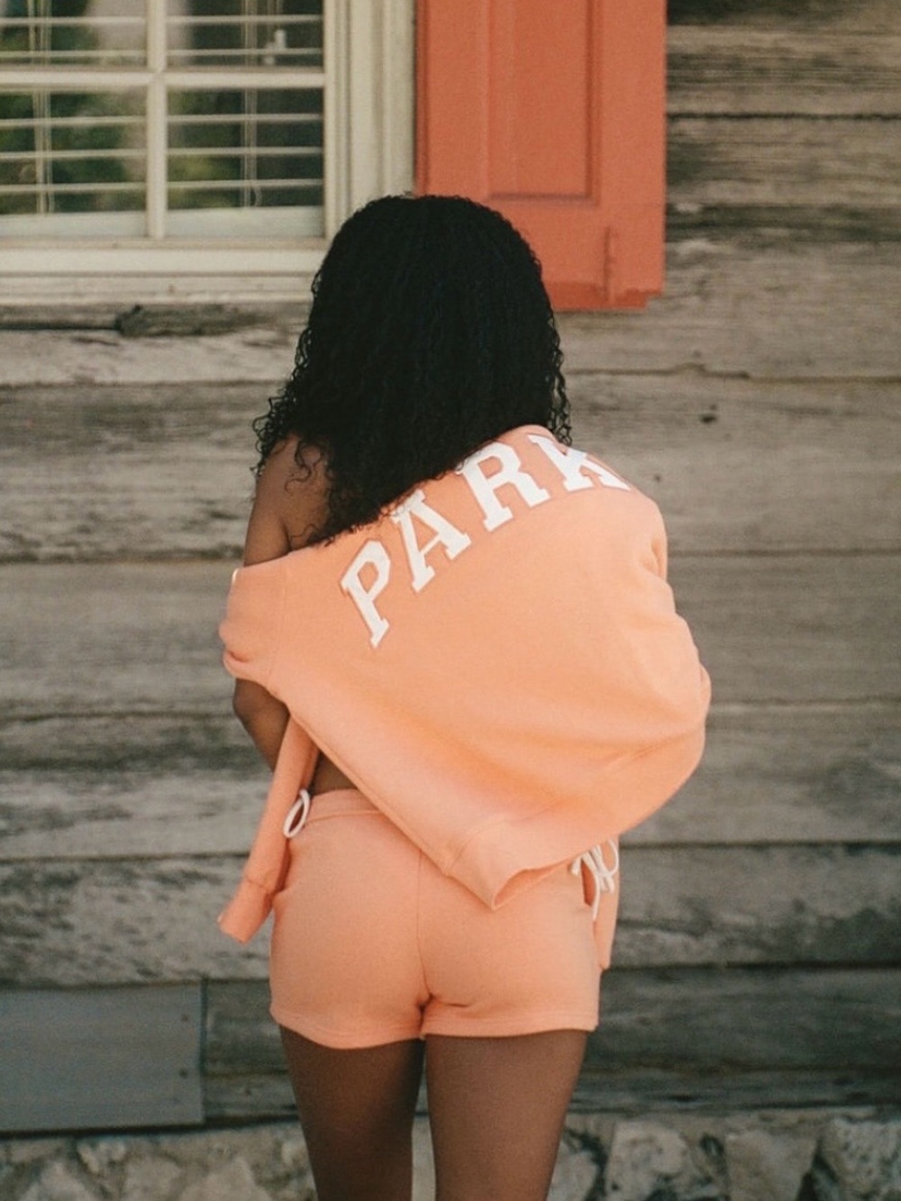 PARKE Creamsicle Mockneck + Shorts Set - PARKE Summerland 2025 - Picture 12 of 14